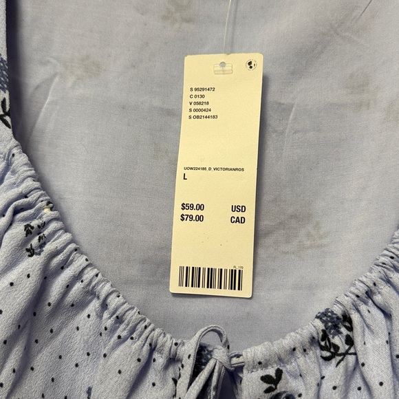 Urban Outfitters Kimchi Blue Sloan Square-Neck Empire Waist Mini Dress - Picture 4 of 15